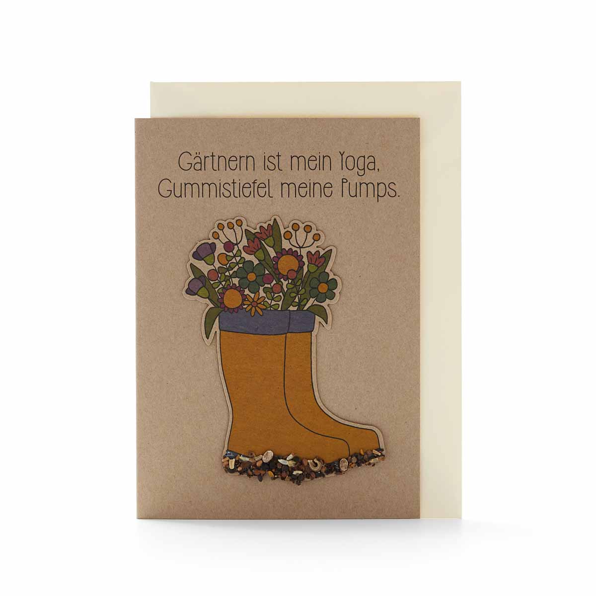 Die Stadtgärtner Gärtnern ist mein Yoga - Karte