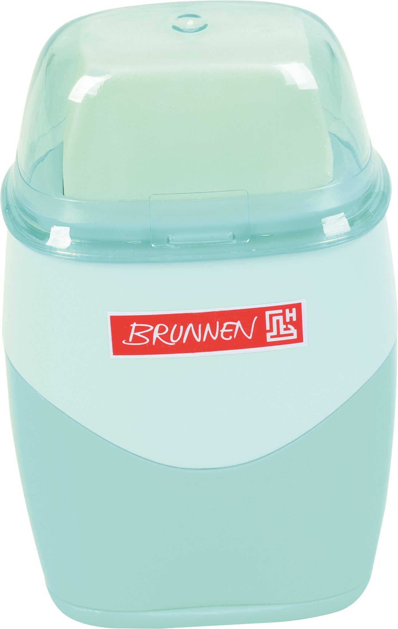 Brunnen 2 in 1 Dosenspitzer mit Radiergummi Colour Code mint