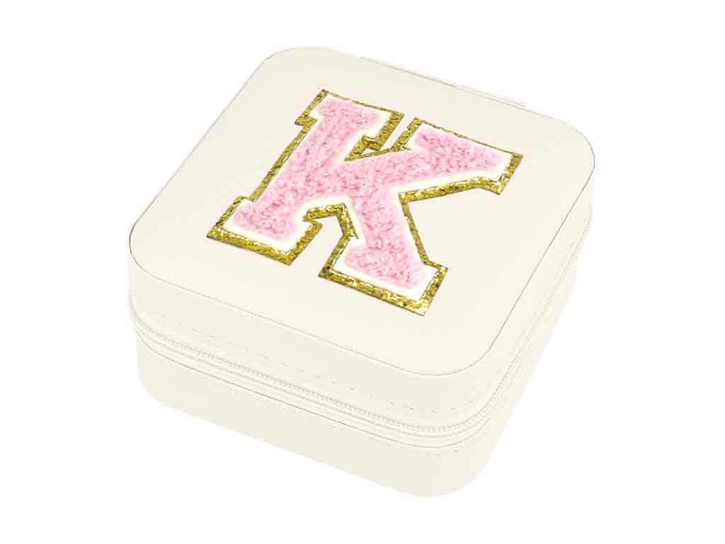 BB Klostermann Schmuckbox Buchstabe K Beige