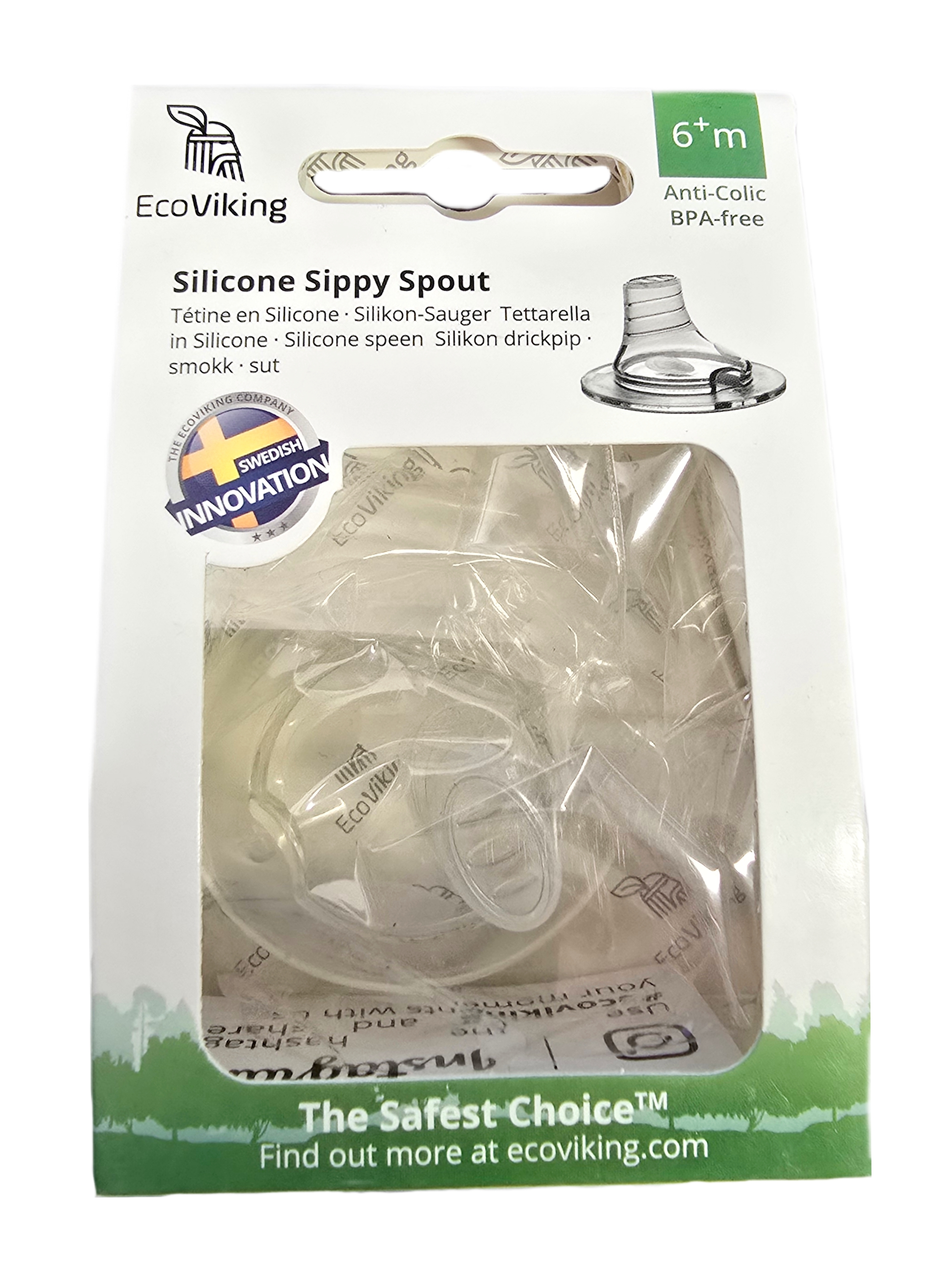 EcoViking Silikon Sauger für Weithalsflaschen ab 6 Monaten