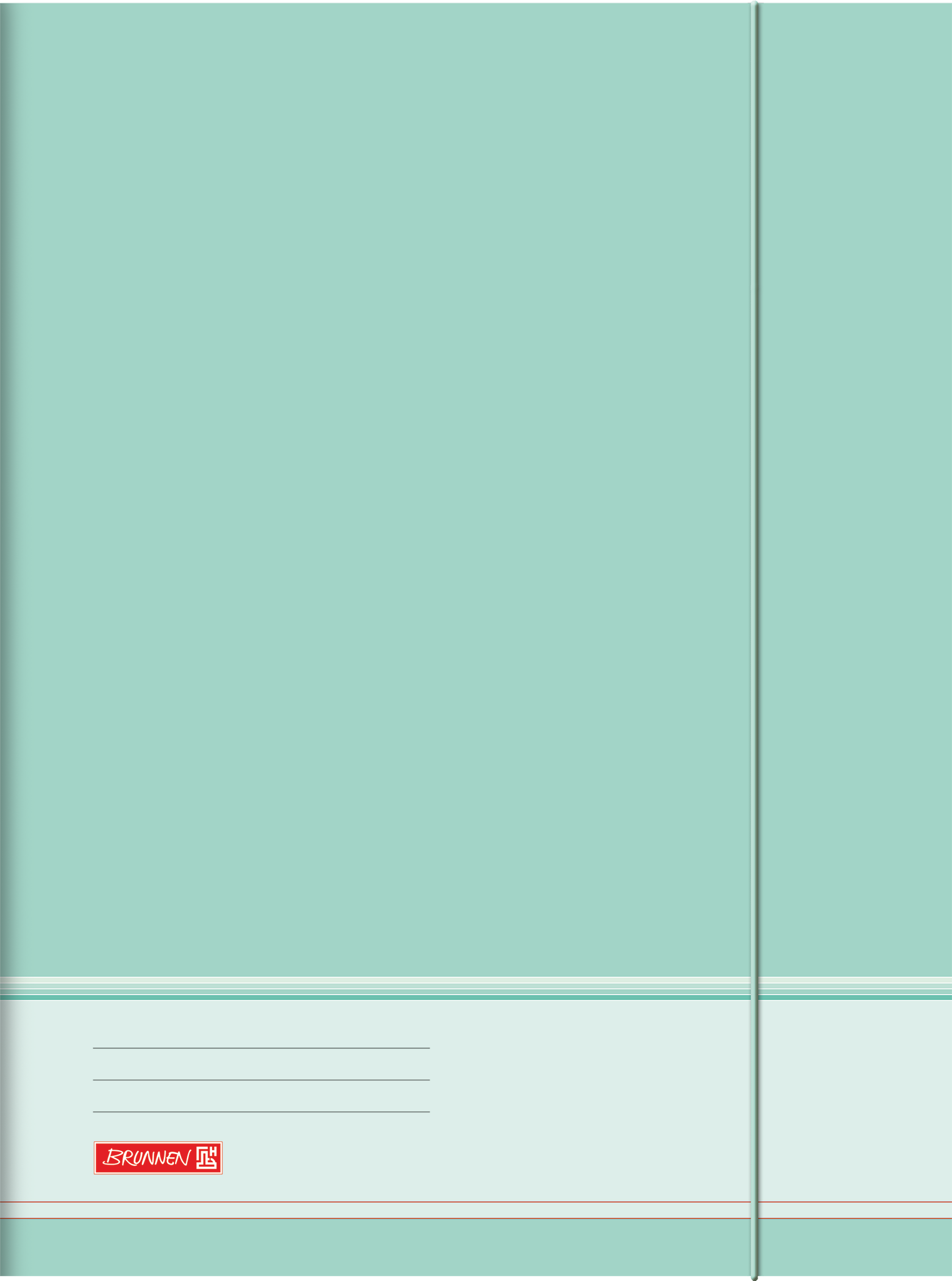 Brunnen Sammelmappe A3 Trend mit Gummizug sortiert