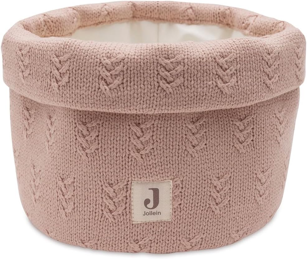 Jollein Pflegekörbchen Aufbewahrungskorb Strick Wild Rose
