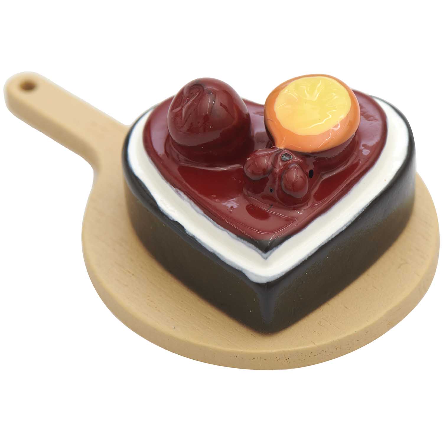 Rico Design Miniatur Kuchen Herz 2 teilig Rico Design Miniatur Kuchen Herz 2 teilig