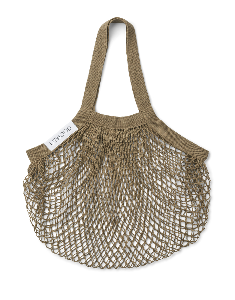 Liewood Einkaufsnetz aus Baumwolle Mesi mesh tote bag Oat
