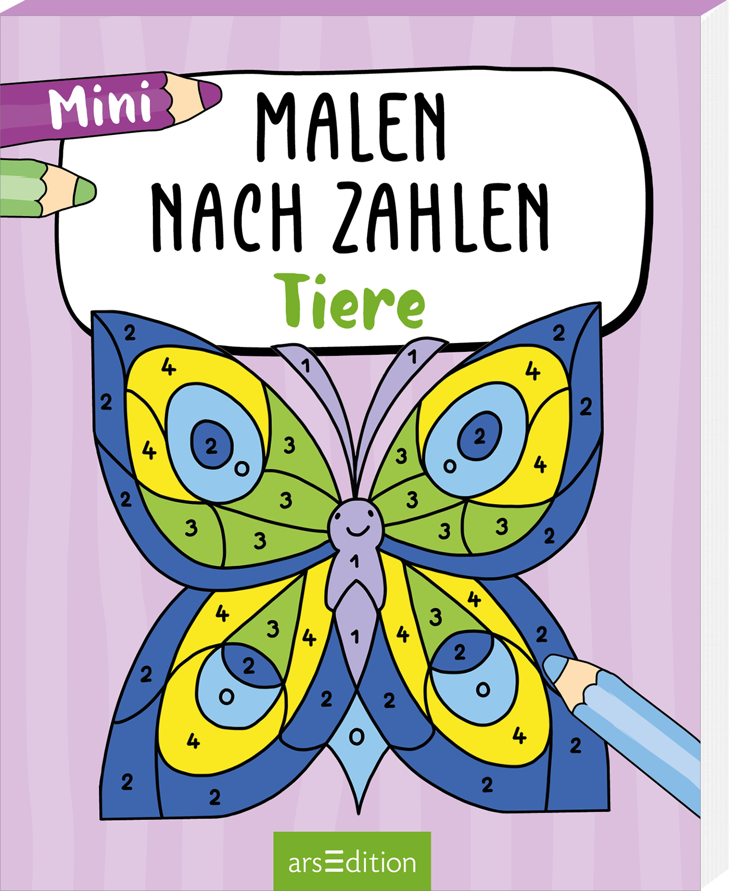 Mini Malen nach Zahlen Tiere ab 5 Jahren