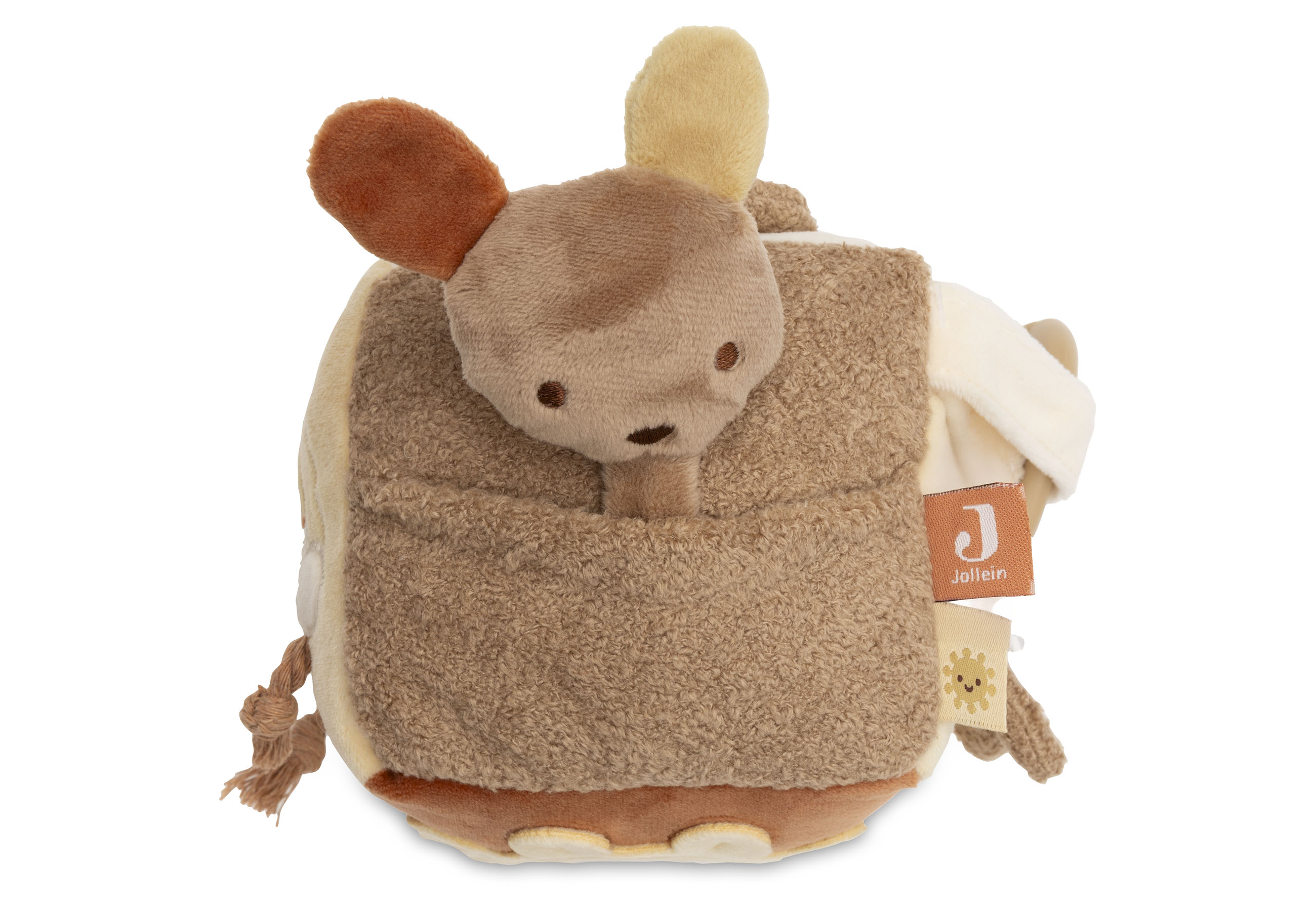 Jollein Aktvitätenwürfel Aktivitätsspielzeug Kangaroots Känguru