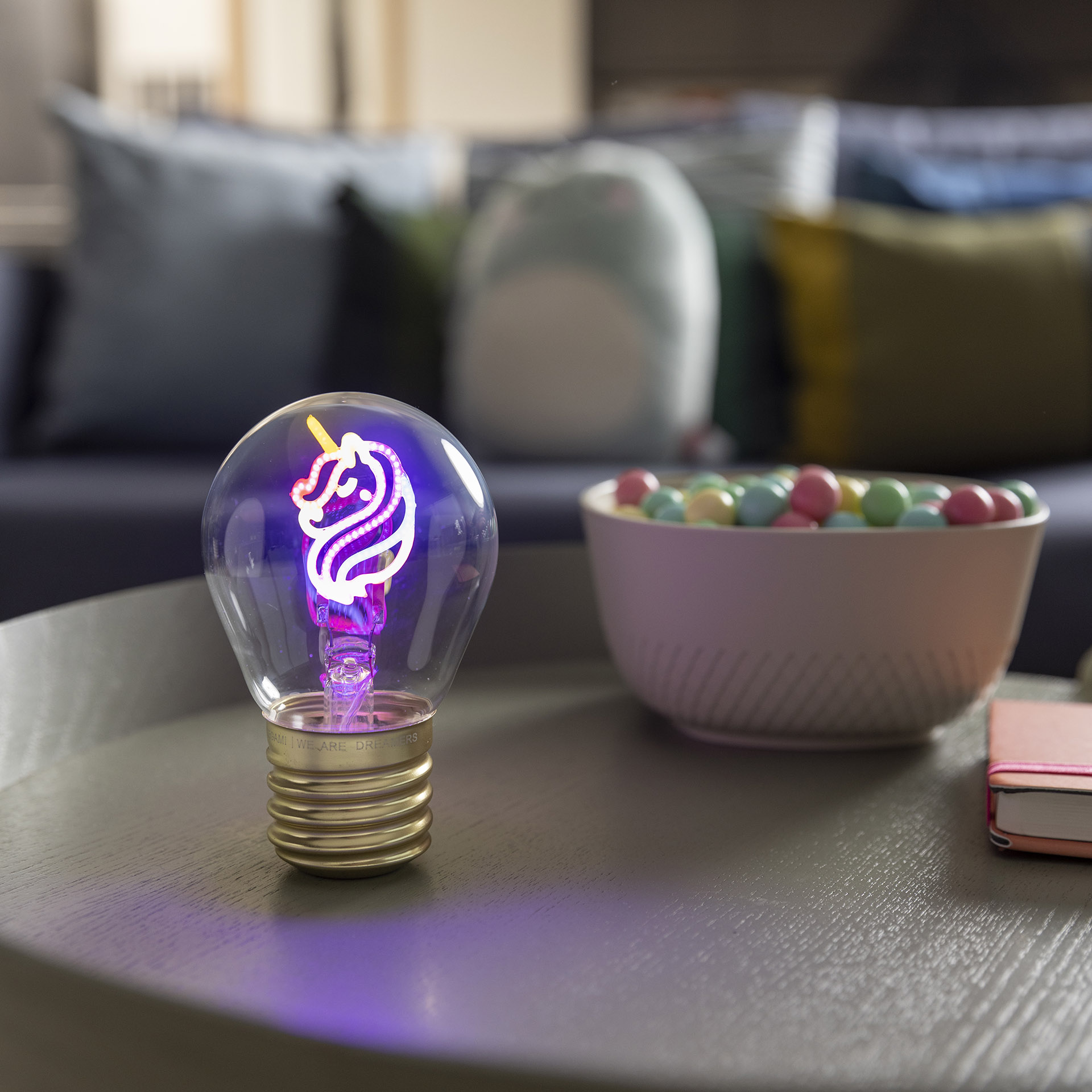 Legami Tischlampe in Glühbirnendesign Bulb Fiction Unicorn Einhorn Legami Tischlampe in Glühbirnendesign Bulb Fiction Unicorn Einhorn