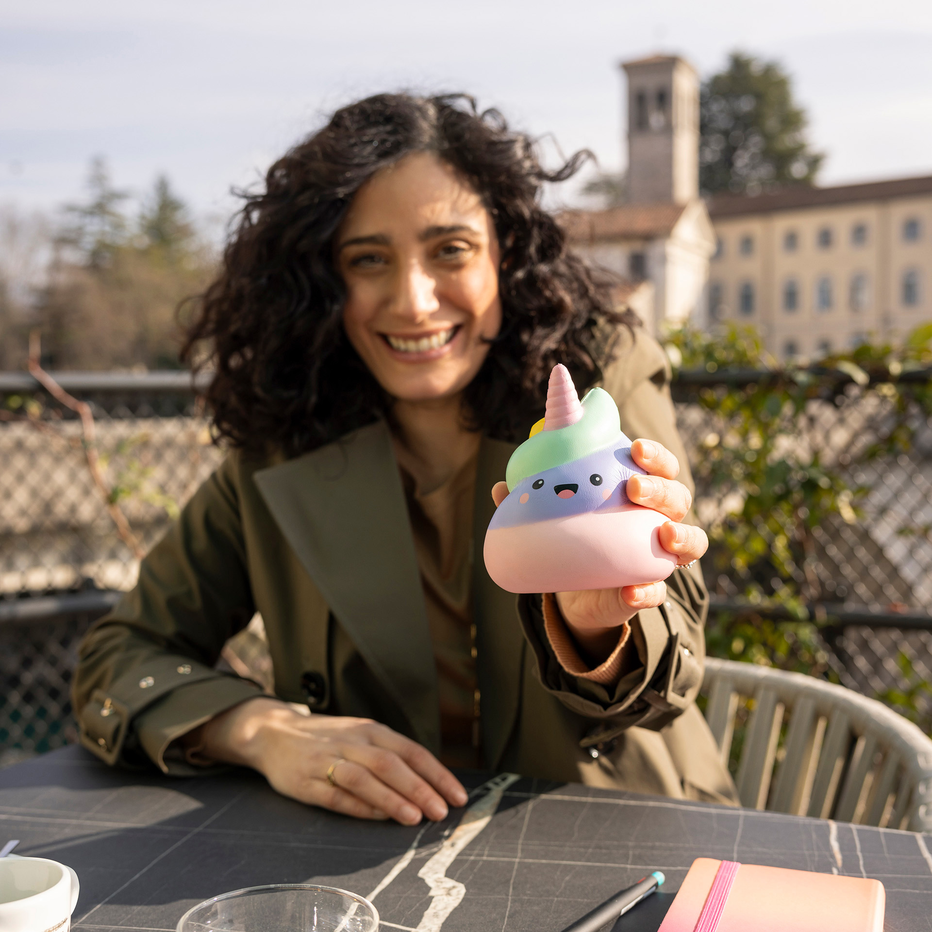 Legami Anti Stress Ball Stress Less mit Duft Rainbow Poo