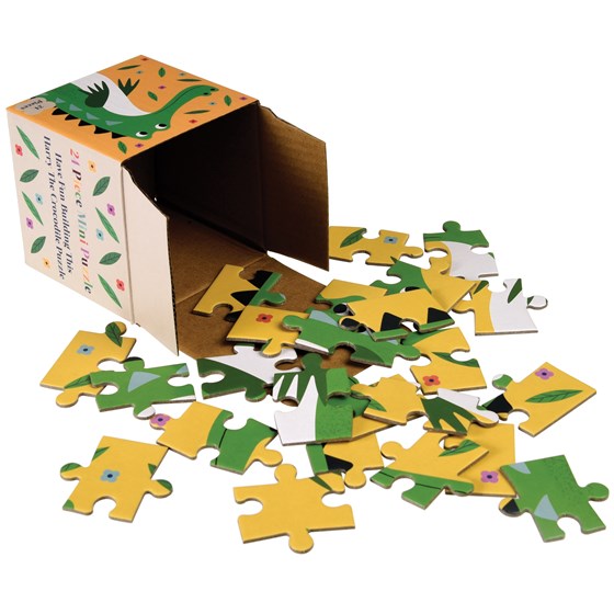 24-teiliges Mini-Puzzle Krokodil "Harry the Crocodile" 24-teiliges Mini-Puzzle Krokodil "Harry the Crocodile"