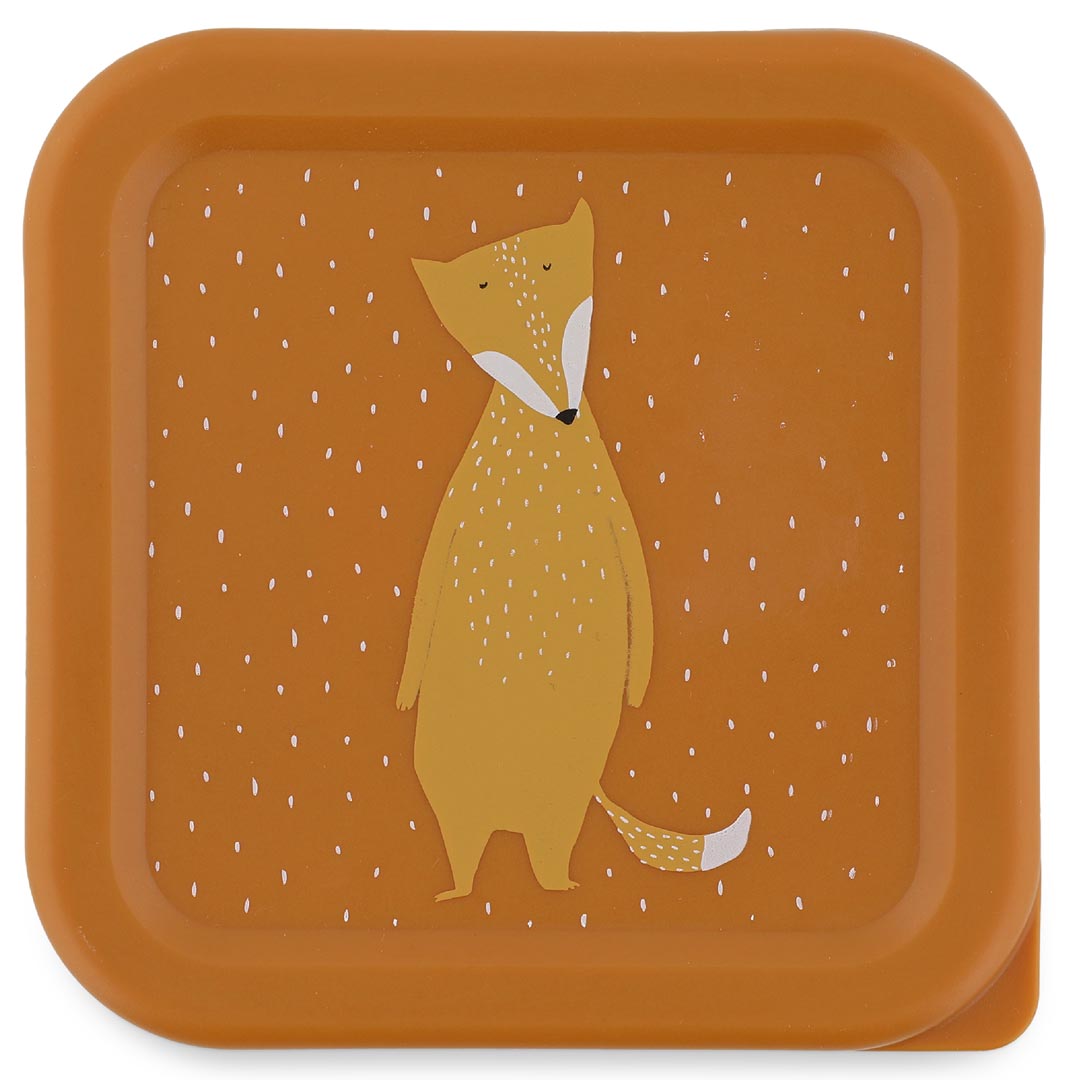 Trixie Baby Lunchbox Snackbox aus Kunststoff 3er Set Mr Fox Fuchs