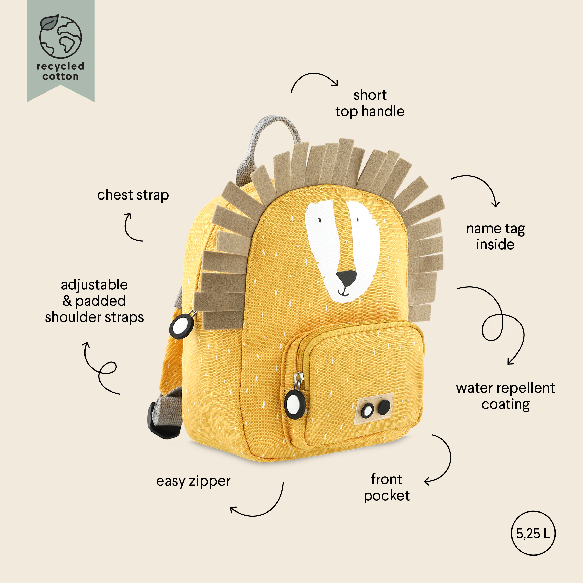 Trixie Rucksack klein Mr Lion Trixie Rucksack klein Mr Lion