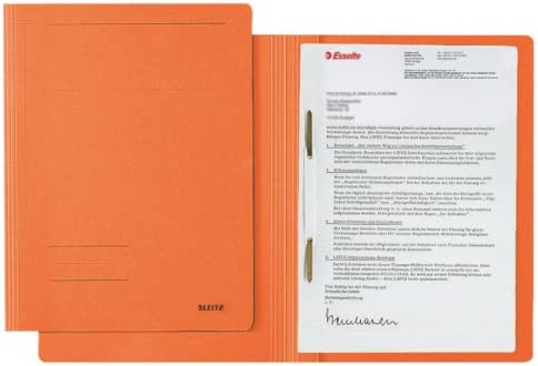 Leitz Schnellhefter Pappe A4 Orange