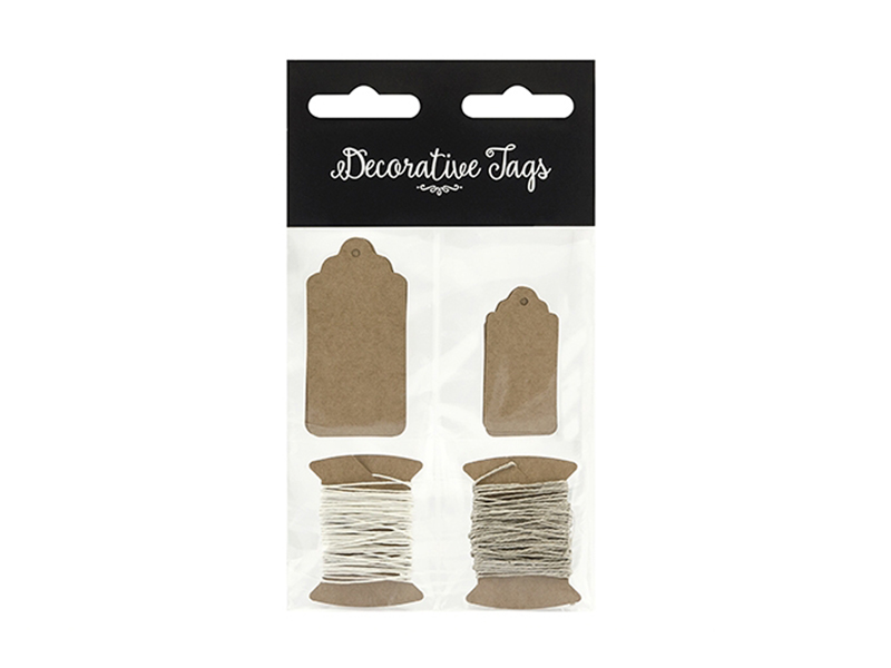 Geschenkeanhänger Anhänger natur mit Kordeln in 2 Größen im Set, 6 Stück Geschenkeanhänger Anhänger natur mit Kordeln in 2 Größen im Set, 6 Stück