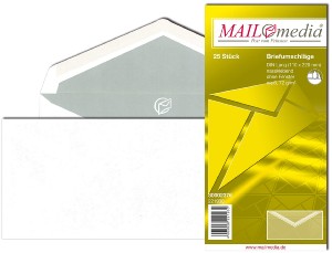 Briefumschläge LD 25er Pack weiss