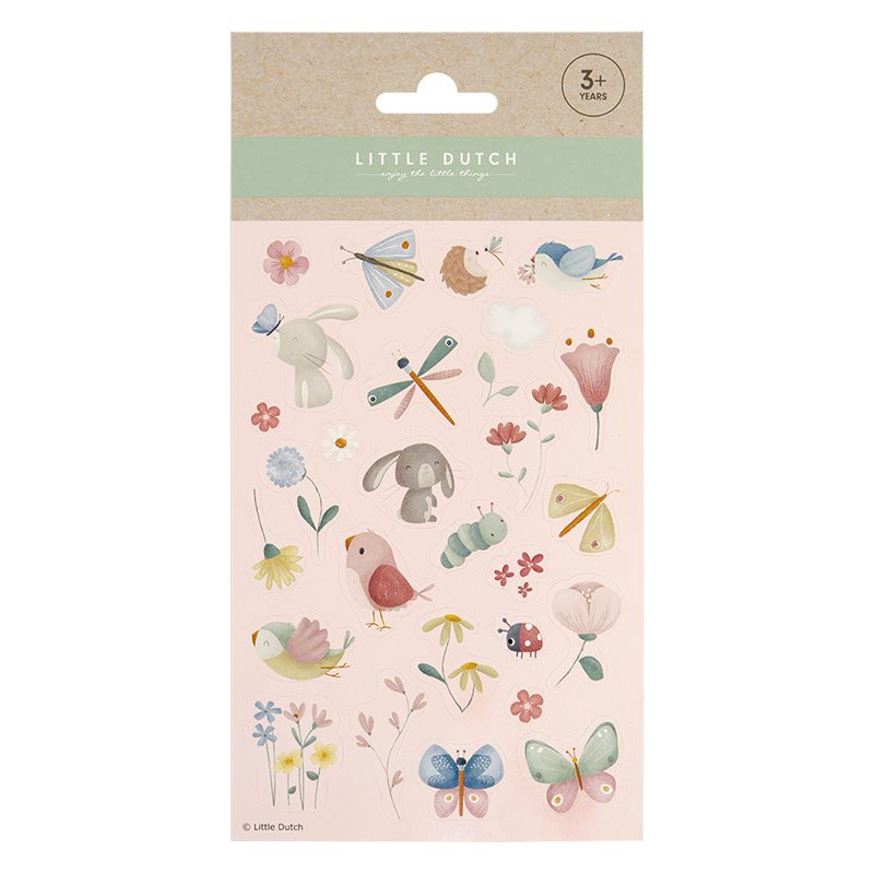 Little Dutch Sticker Aufkleber Aufkleberbogen Flowers & Butteflies