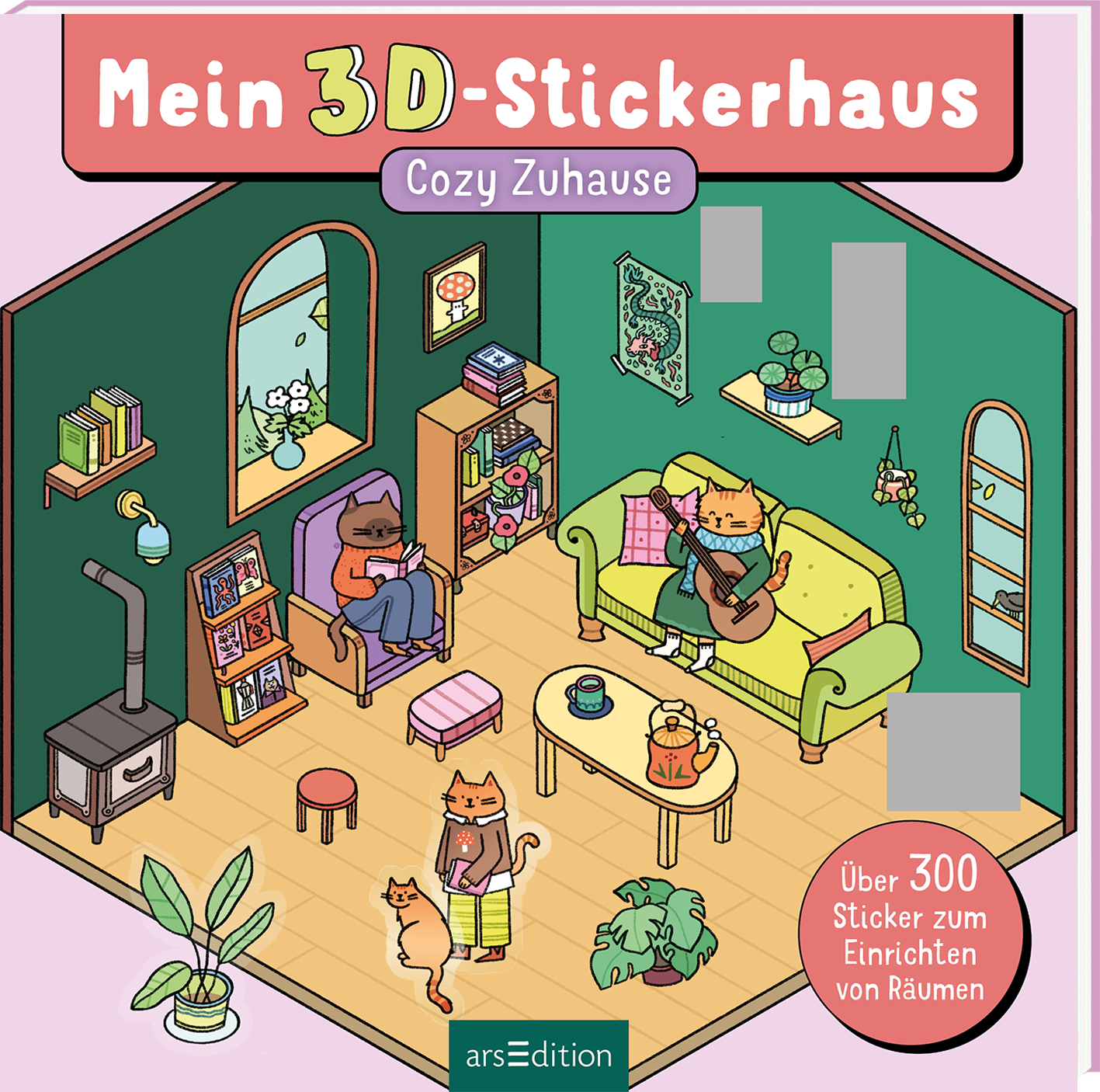 Mein 3D Stickerhaus Cozy Zuhause 300+ Sticker