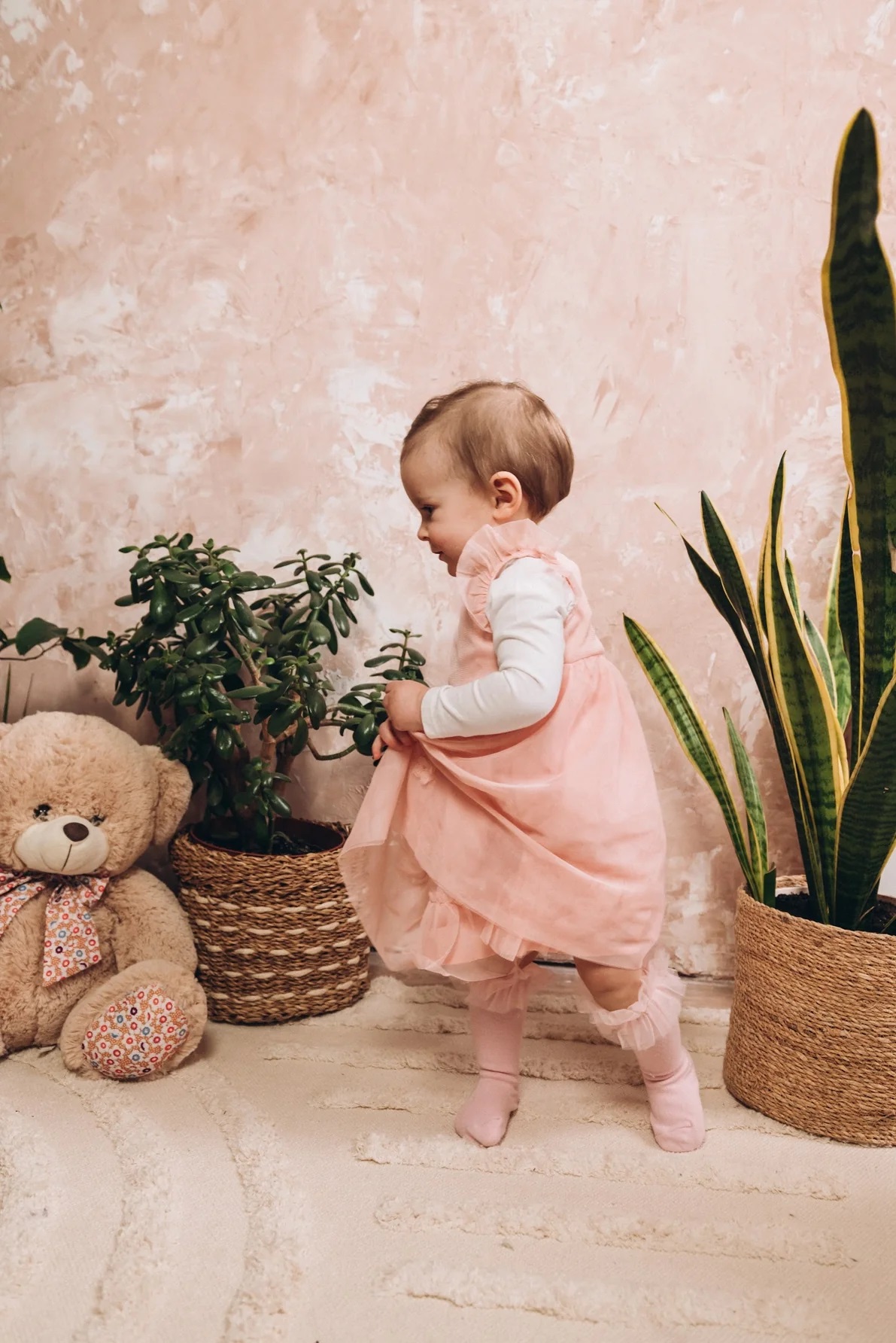 My Day My Dream Kindersocken Princess mit Spitzenrand Pink 5-7 Jahre