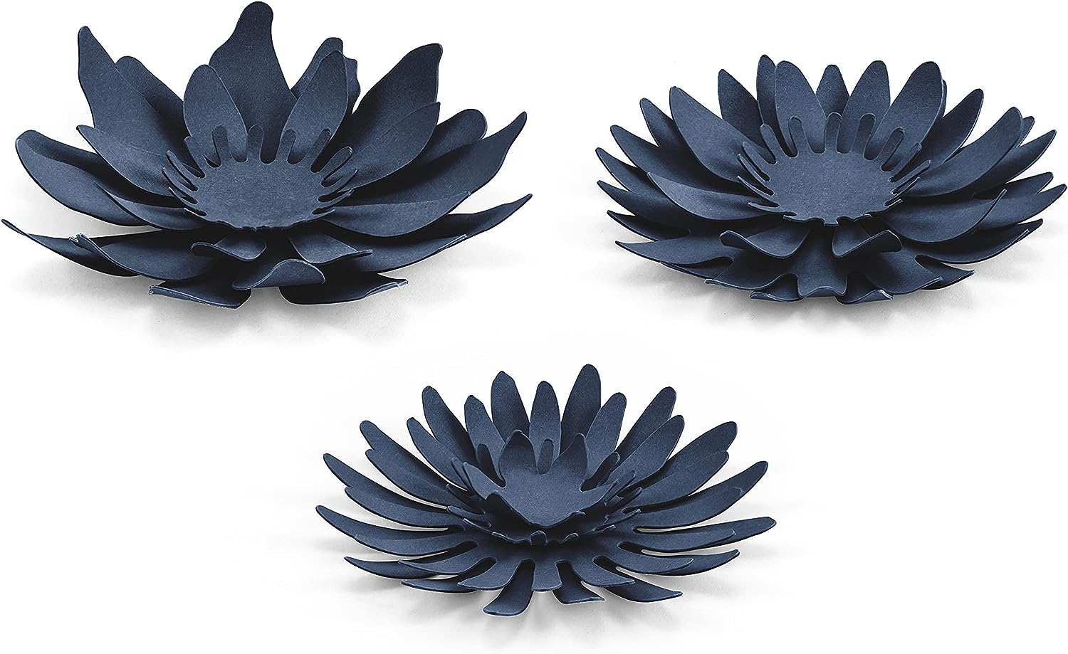 PartyDeco Hochzeitsdeko Tischdekoration Papierblumen Navy Blue PartyDeco Hochzeitsdeko Tischdekoration Papierblumen Navy Blue