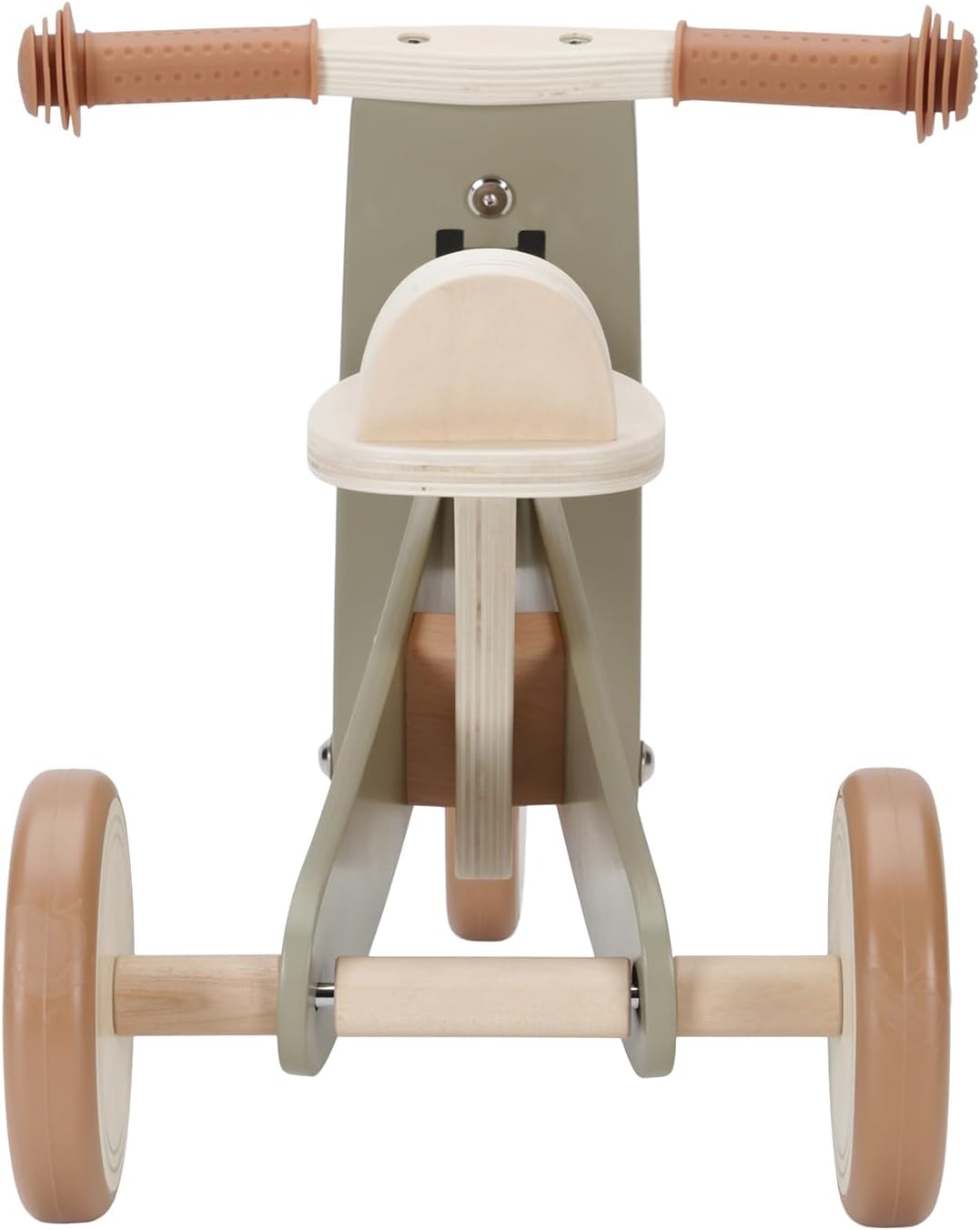 Little Dutch Dreirad aus Holz Holzdreirad olive grün Little Dutch Dreirad aus Holz Holzdreirad olive grün