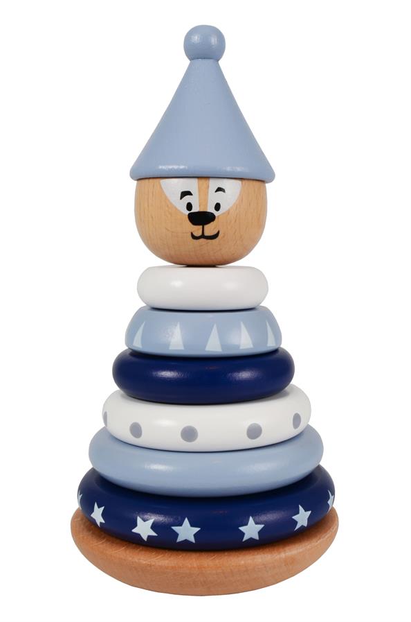Magni Steckturm Bär magnetisch Stapelturm blau