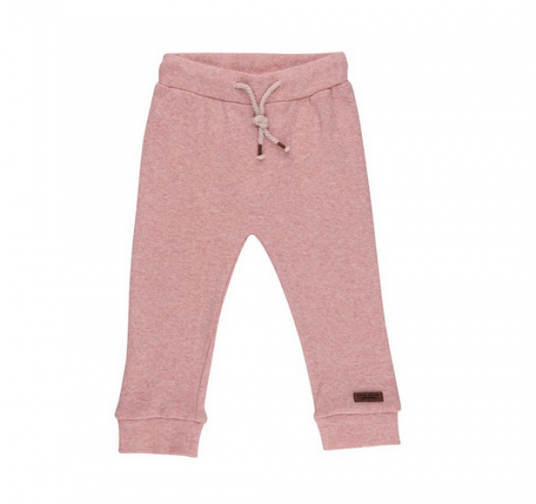 Little Dutch Hose Babyhose Jogger melange rosa Größe 62