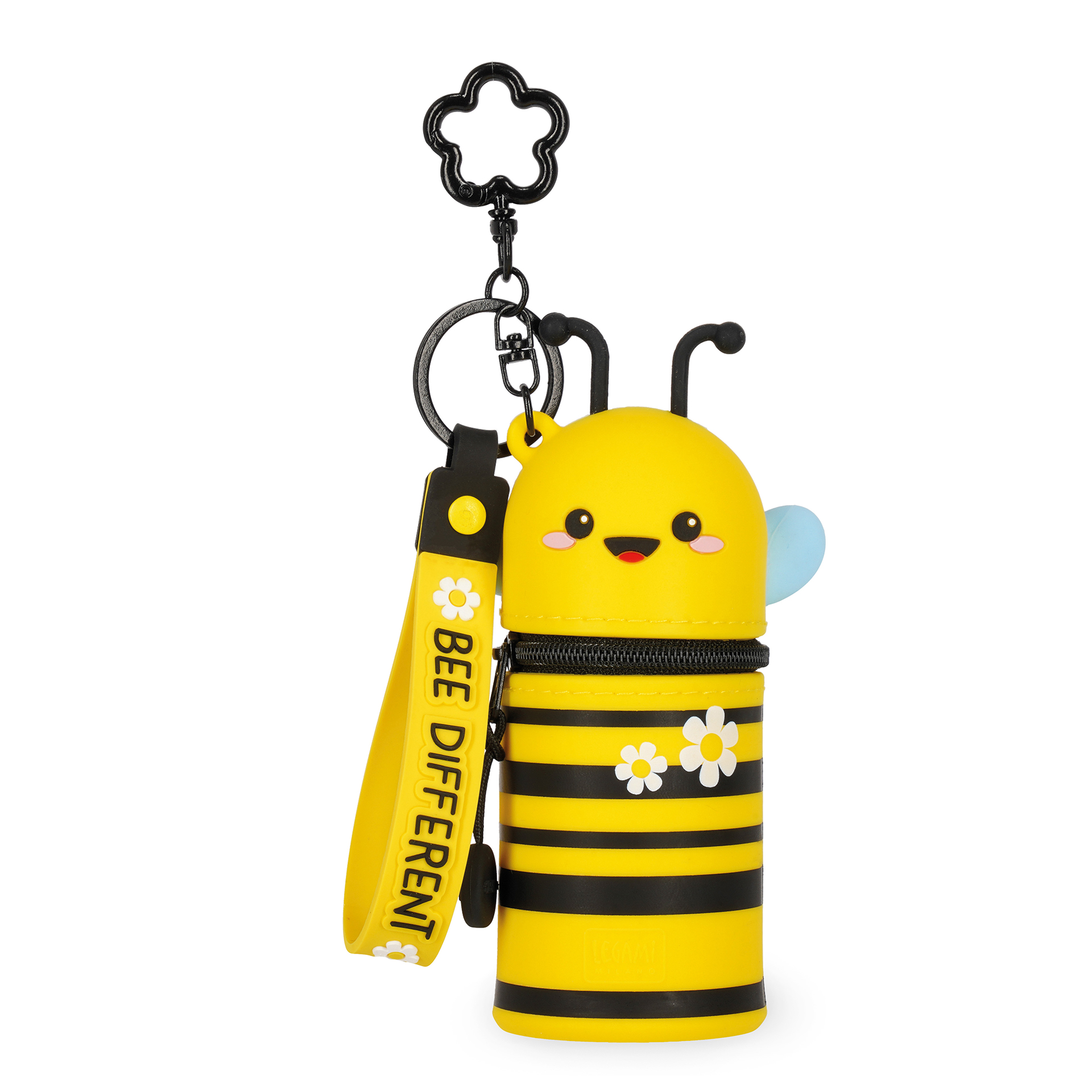 Legami Mini Kawaii Münztasche mit Schlüsselanhänger Bee Biene