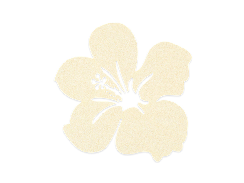 Elfenstall Namenskärtchen 10 Stück Blume Creme