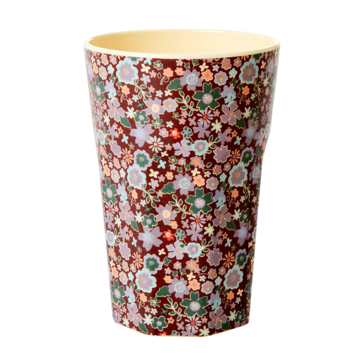 Elfenstall Rice Becher mit Wunsch-Namen personalisiert Large Fall Floral