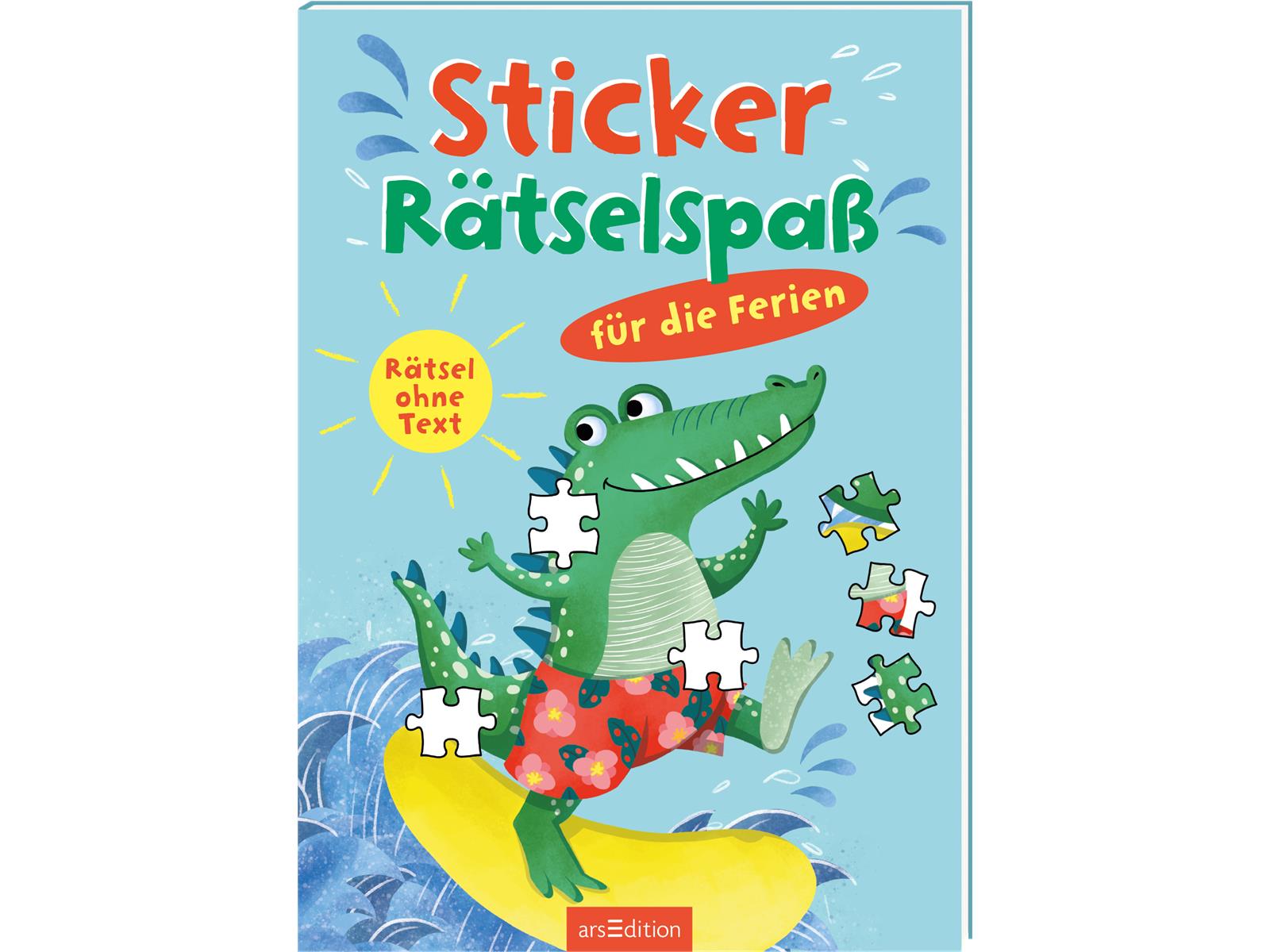 Sticker Rätselspaß für die Ferien mit Rätsel ohne Text