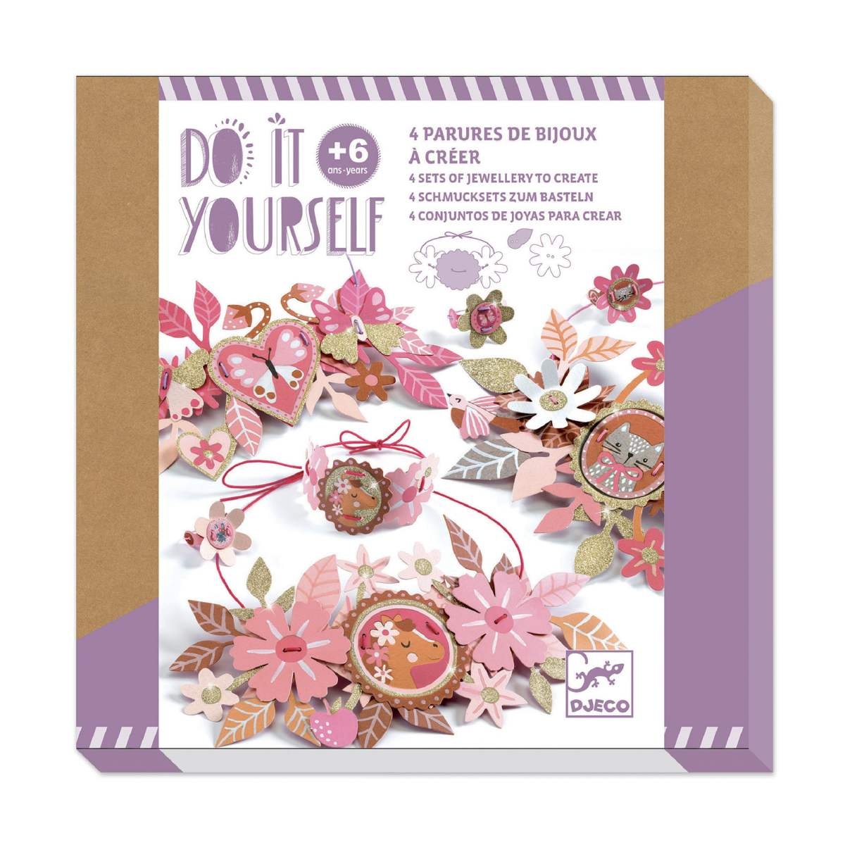 Djeco DIY Schmuckset Zarte Medaillons Bastelset Djeco DIY Schmuckset Zarte Medaillons Bastelset