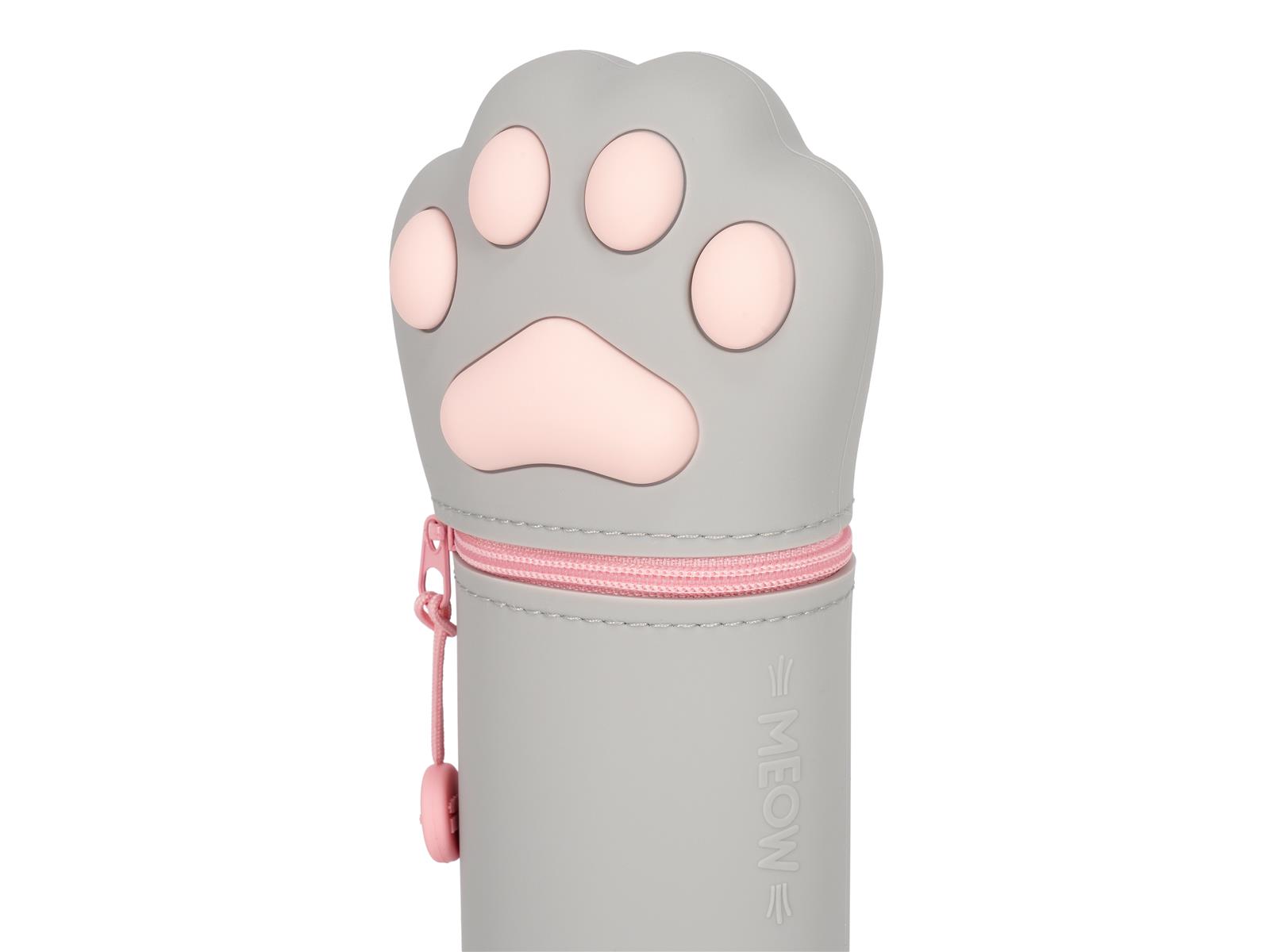 Legami 2 in 1 Federmäppchen aus Silikon Kawaii Katzenpfote