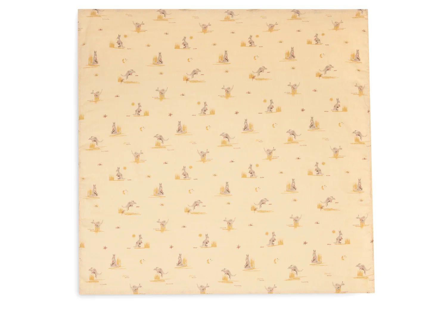Jollein Mullwindeln Hydrophil 70 x 70 cm Kangaroots 3 Stück