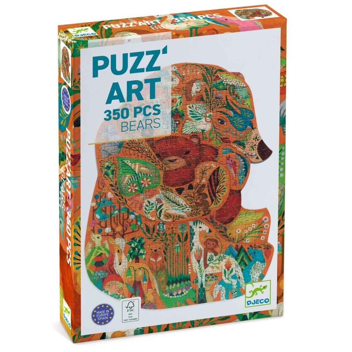 Djeco Puzz'Art Puzzle Bären 350 Teile