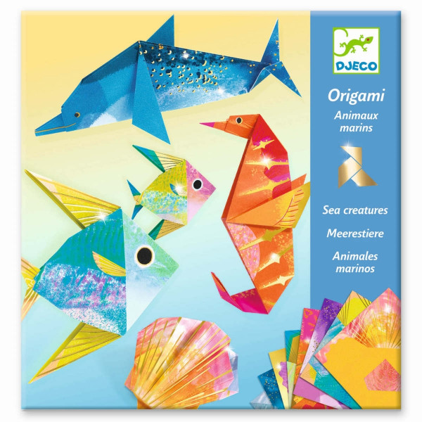 Djeco Origami Meerestiere Bastelset
