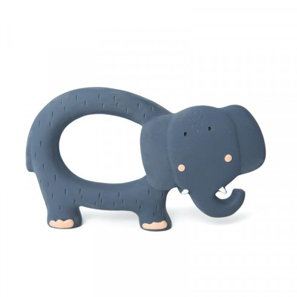 Trixie Greifling aus Naturkautschuk Mrs. Elephant Elefant blau