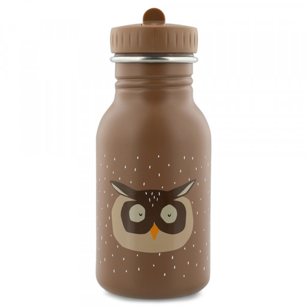 Trixie Trinkflasche aus Edelstahl Mr Owl Eule braun 350ml