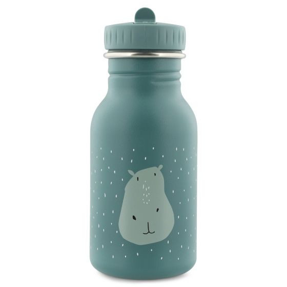 Trixie Trinkflasche aus Edelstahl Mr Hippo Nilpferd petrol 350ml