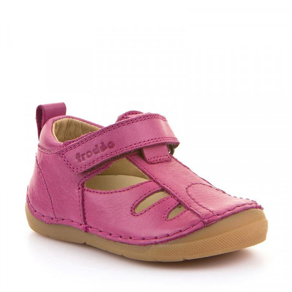 Froddo Schuhe Geschlossene Sandalen Kindersandalen aus Leder Fuchsia Pink