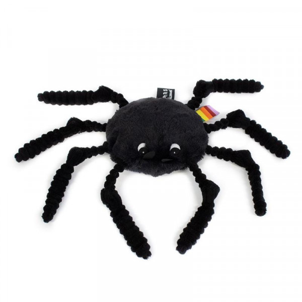 Les Déglingos Plüsch-Spinne Spinnen Kuscheltier schwarz
