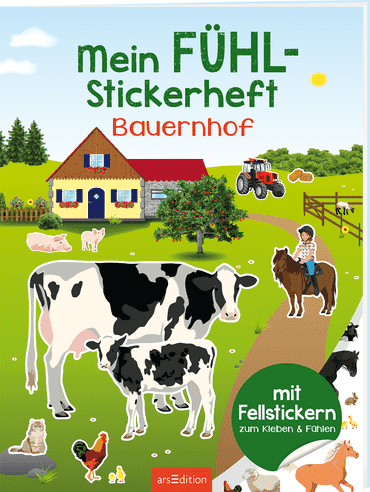 ars Edition Mein Fühl-Stickerheft - Bauernhof