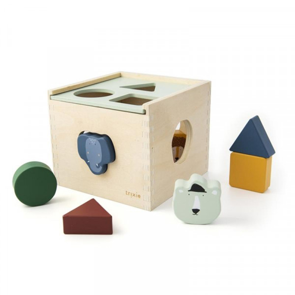 Trixie Holz Steckbox Sortierbox Babyspielzeug