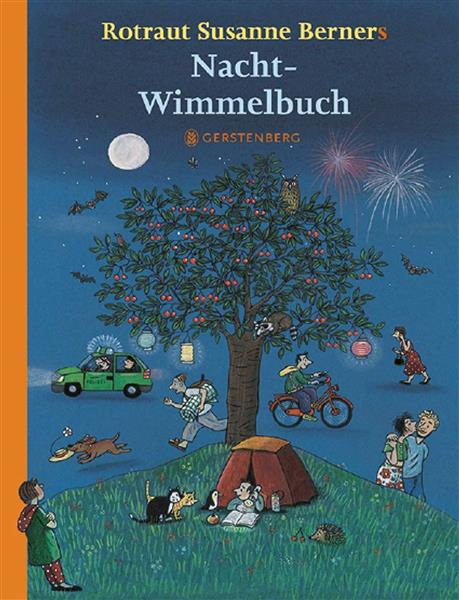 Nacht-Wimmelbuch midi, gebundene Ausgabe von Rotraut Susanne Berner