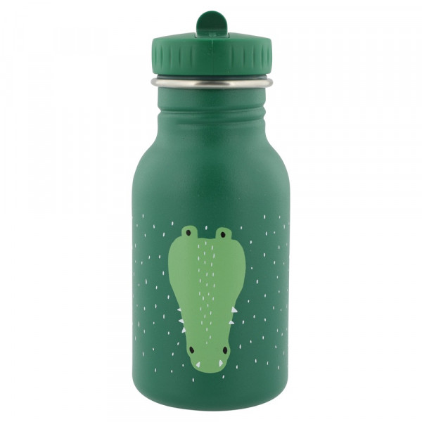 Trixie Trinkflasche aus Edelstahl Mr. Krokodil grün 350ml