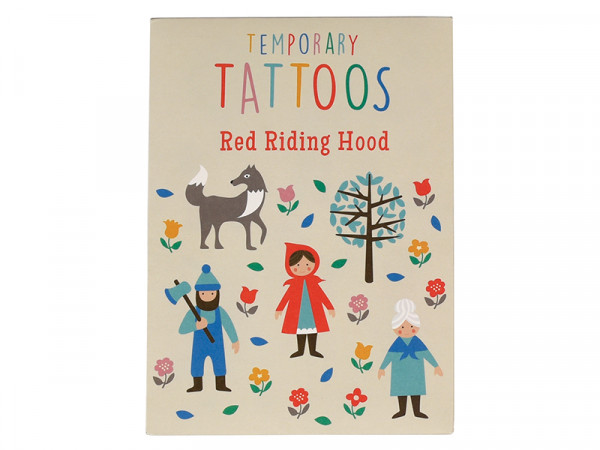 Rex International Niedliche Kinder-Tattoos &quot;Red Riding Hood&quot;