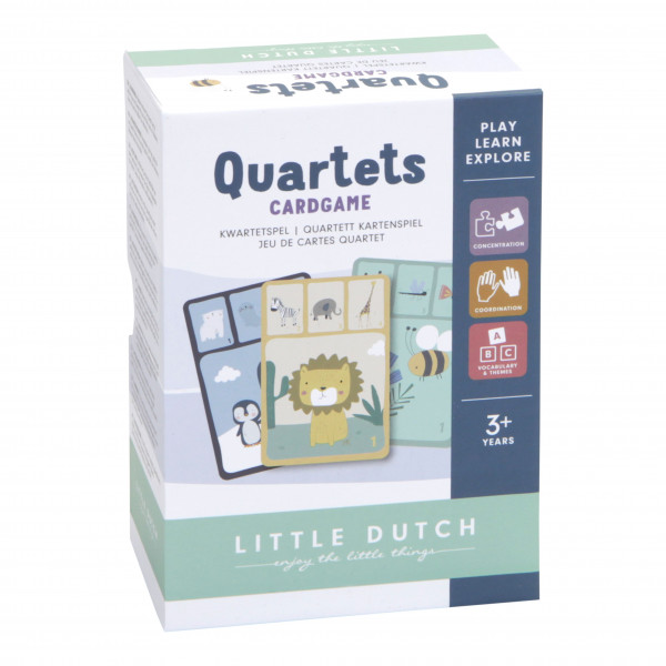 Little Dutch Quartett Kartenspiel - Tiere