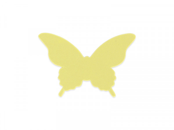 Elfenstall 3D Papier Wandsticker Schmetterling 20 Stück Farbe Creme