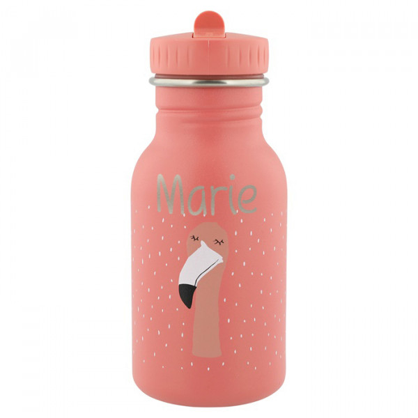 Trixie Trinkflasche aus Edelstahl Mrs Flamingo 350ml personalisiert