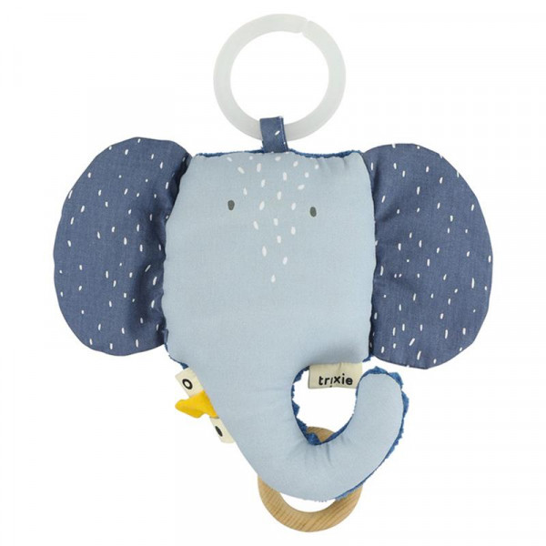 Trixie Mrs. Elephant Elefant Spieluhr Musikspielzeug blau