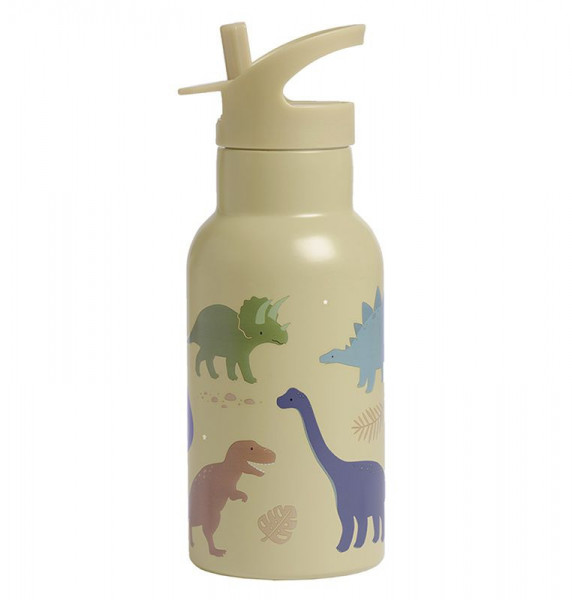 A little lovely company Trinkflasche aus Edelstahl Dinosaurier 350 ml