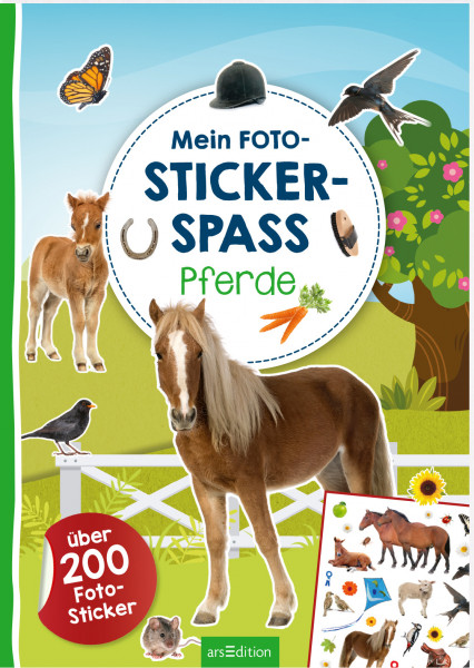 ars Edition Mein Foto Stickerspaß Pferde